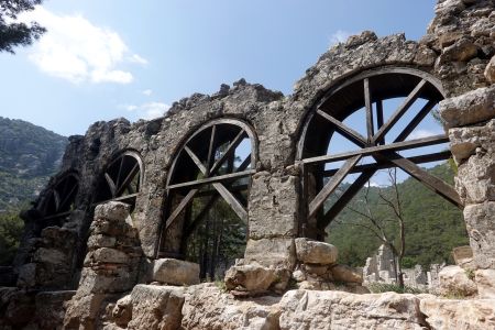 Ruiny antického města Olympos